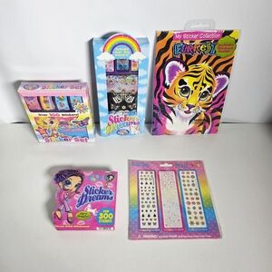 Lot Of 5 Lisa Frank Collectable Stickers. New. Read Comments.